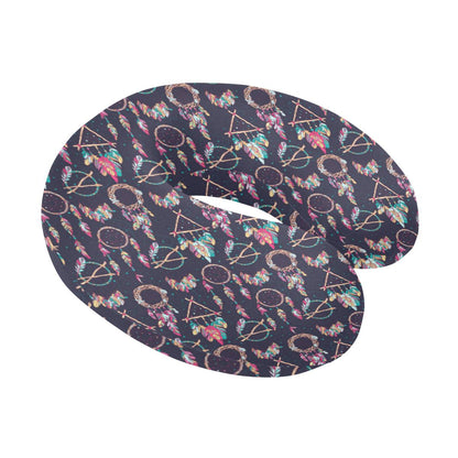 Boho Dream Catcher Colorful U-Shaped Travel Neck Pillow-JTAMIGO.COM