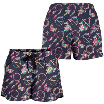 Boho Dream Catcher Colorful Women Shorts-JTAMIGO.COM
