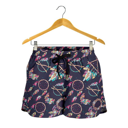 Boho Dream Catcher Colorful Women Shorts-JTAMIGO.COM