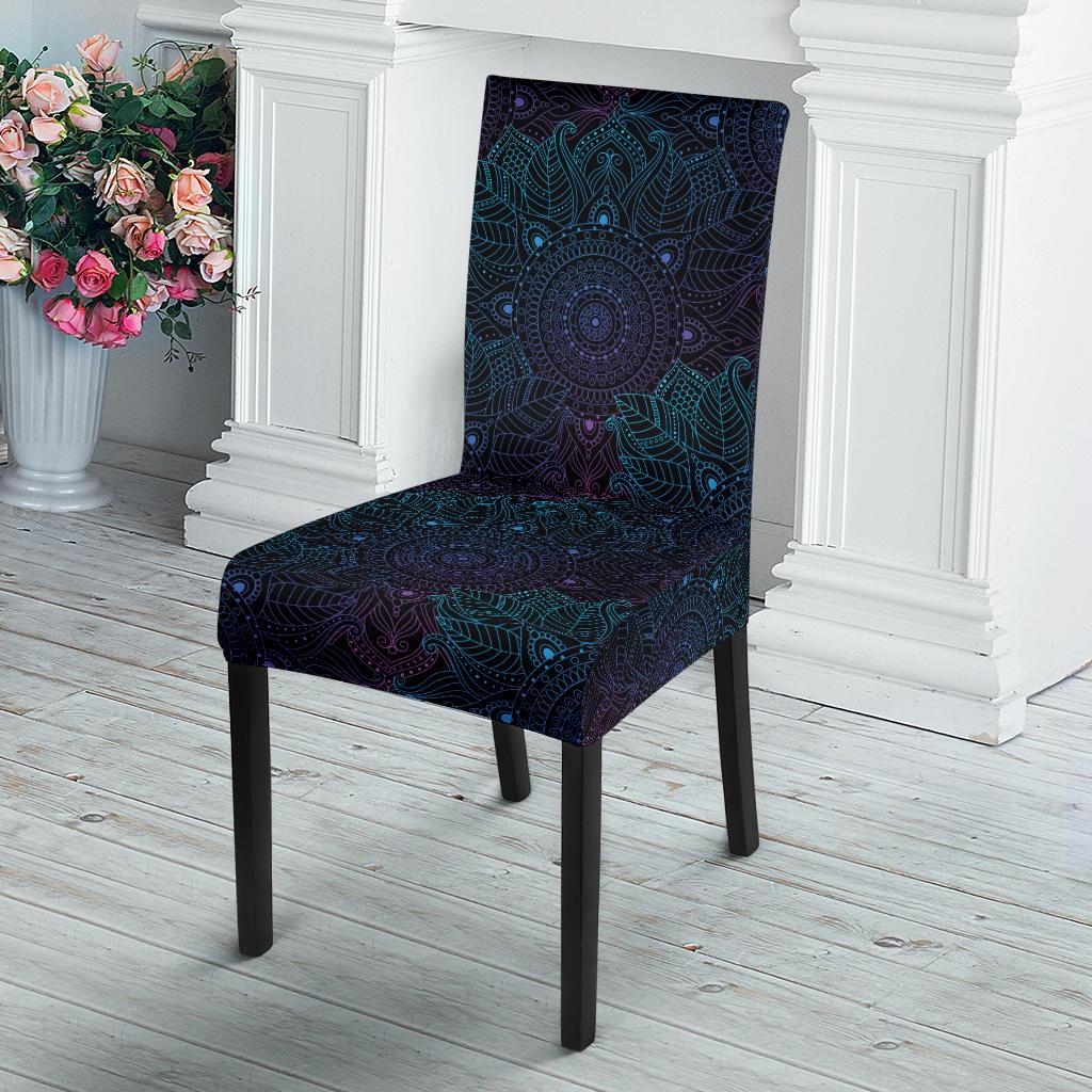 Boho Floral Mandala Dinning Chair Slipper-JTAMIGO.COM