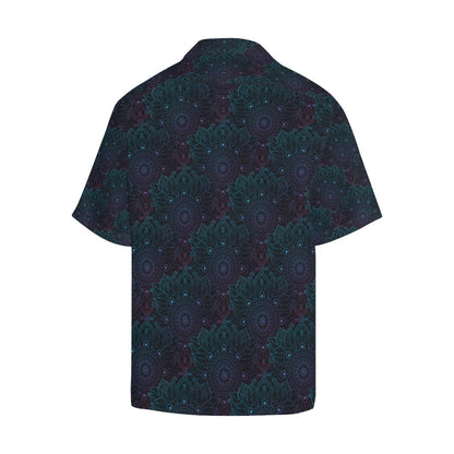 Boho Floral Mandala Men Aloha Hawaiian Shirt