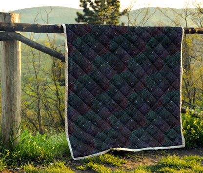 Boho Floral Mandala Premium Quilt-JTAMIGO.COM