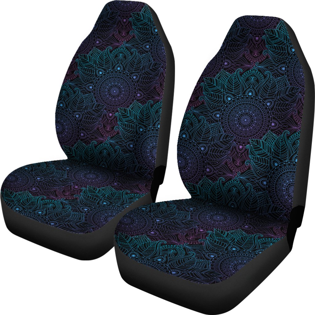 Boho Floral Mandala Universal Fit Car Seat Covers