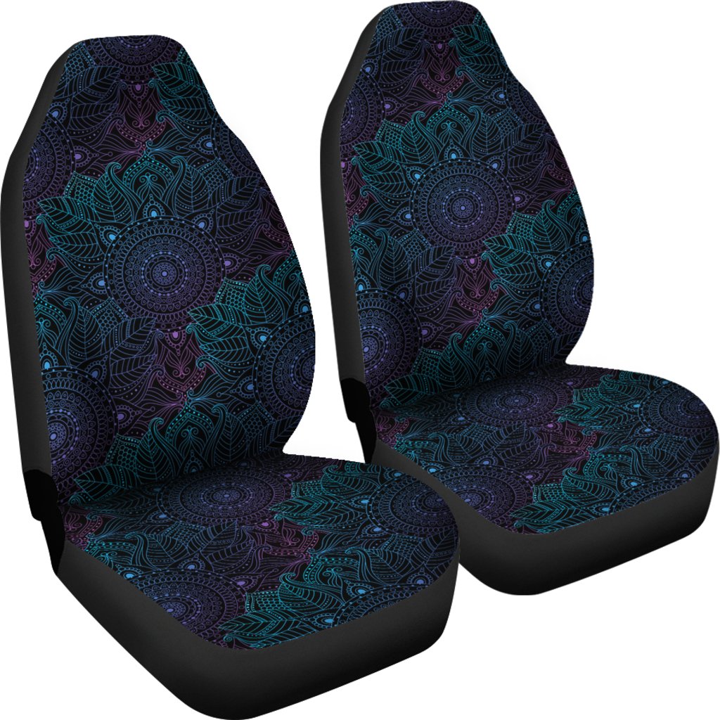 Boho Floral Mandala Universal Fit Car Seat Covers