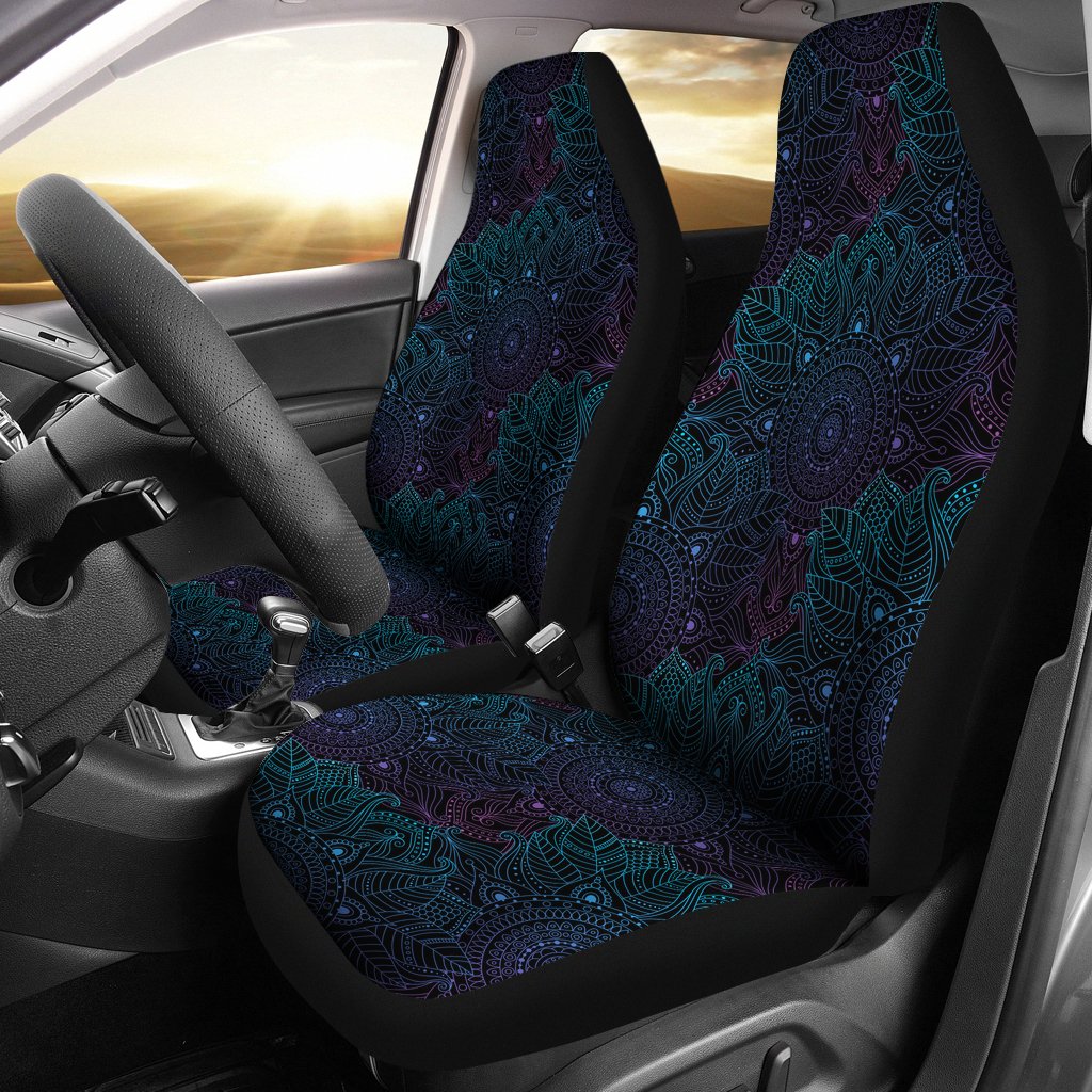 Boho Floral Mandala Universal Fit Car Seat Covers