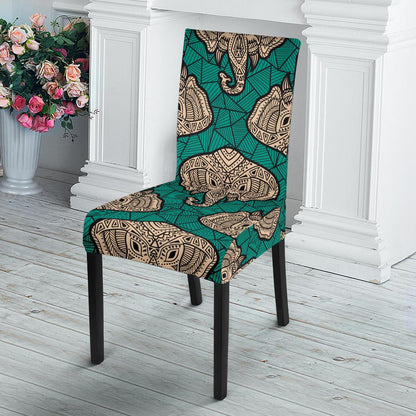 Boho Head Elephant Dinning Chair Slipper-JTAMIGO.COM
