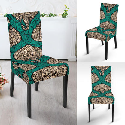 Boho Head Elephant Dinning Chair Slipper-JTAMIGO.COM