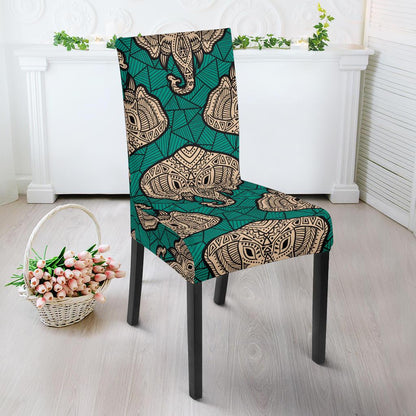 Boho Head Elephant Dinning Chair Slipper-JTAMIGO.COM