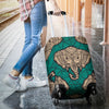 Boho Head Elephant Luggage Cover Protector