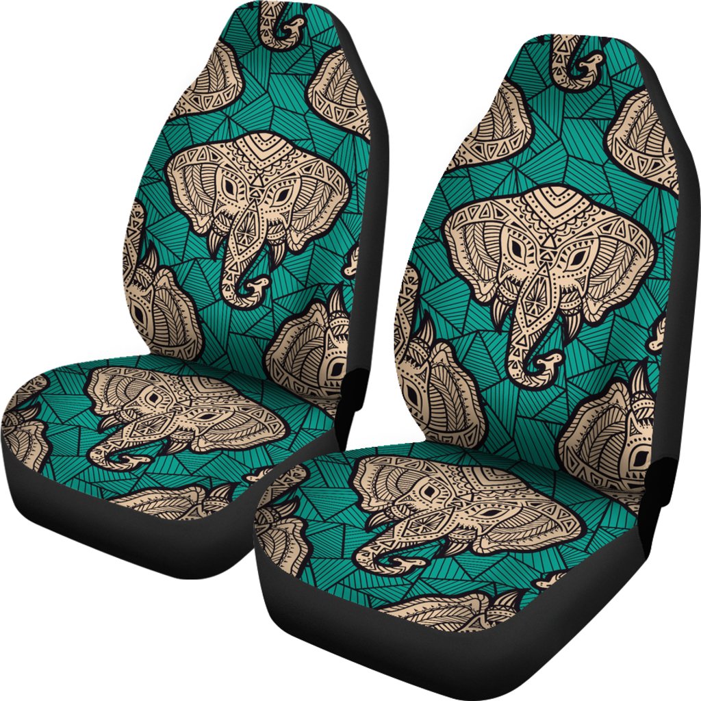 Boho Head Elephant Universal Fit Car Seat Covers
