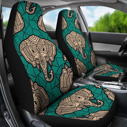 Boho Head Elephant Universal Fit Car Seat Covers