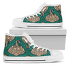 Boho Head Elephant Women High Top Shoes