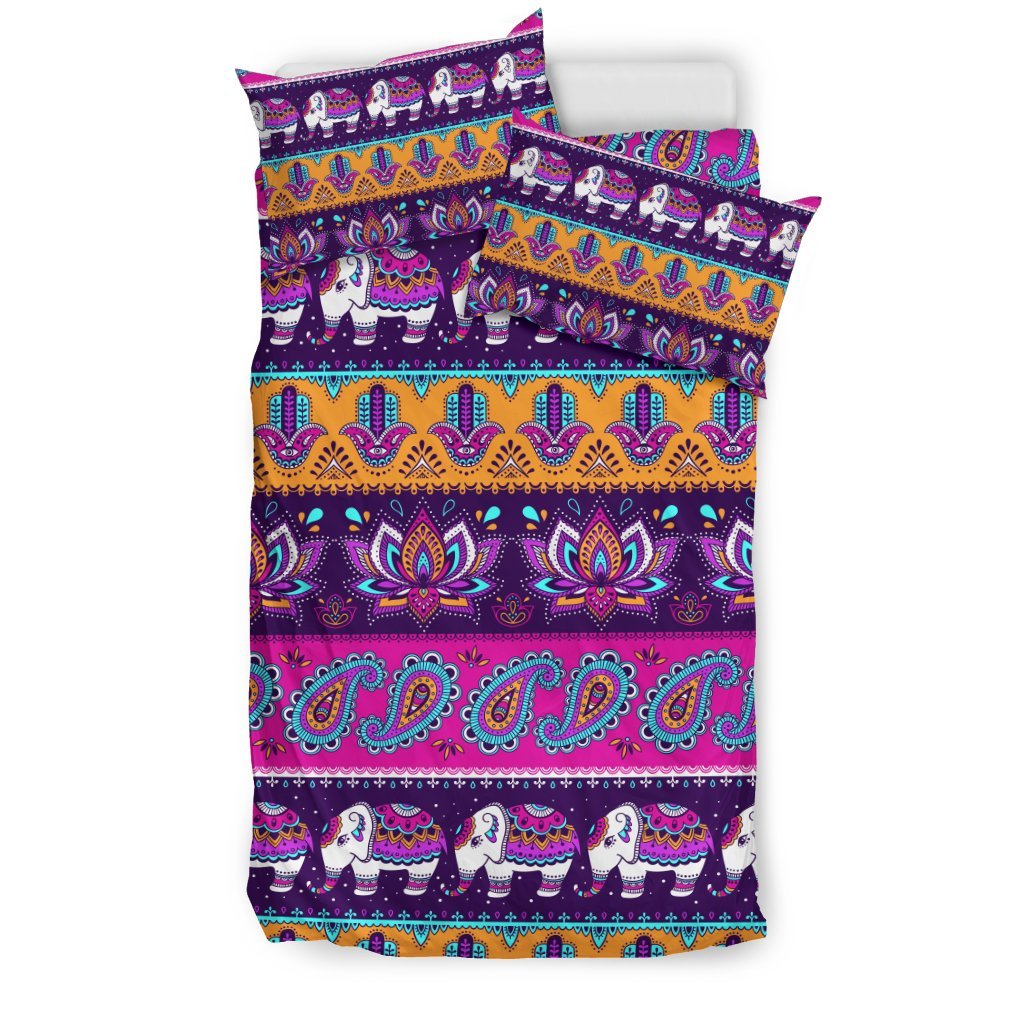Boho Indian Style Pattern Duvet Cover Bedding Set