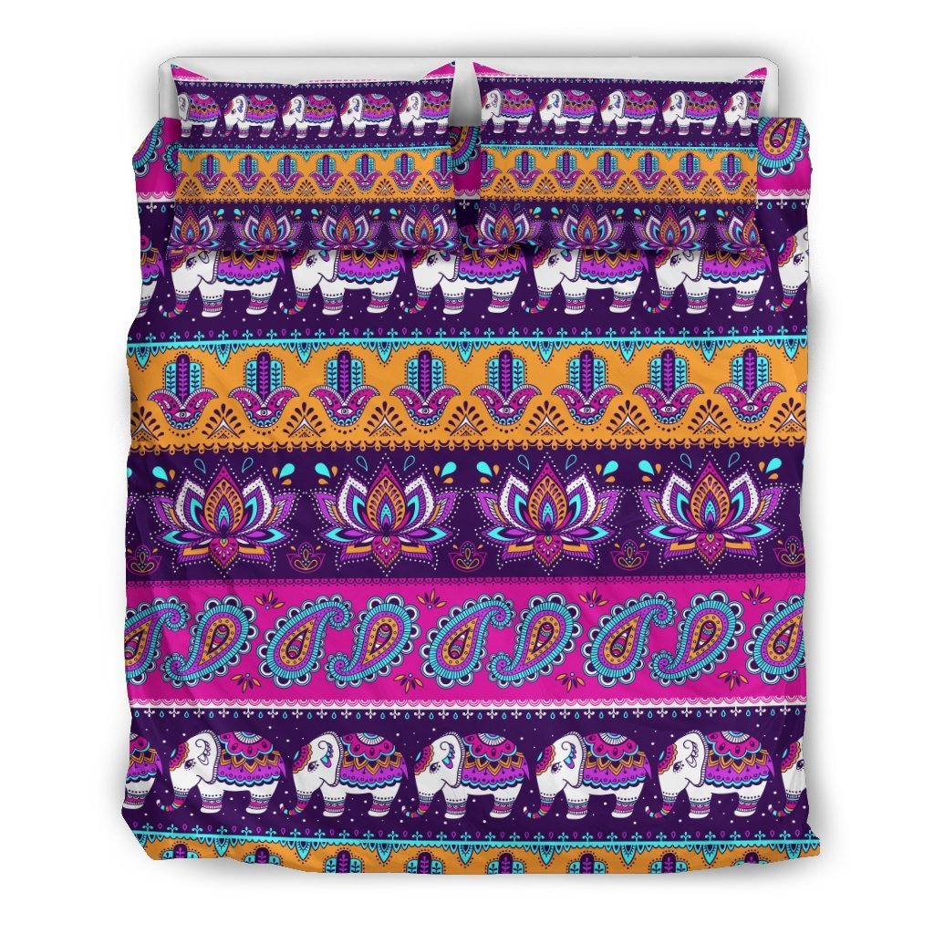 Boho Indian Style Pattern Duvet Cover Bedding Set