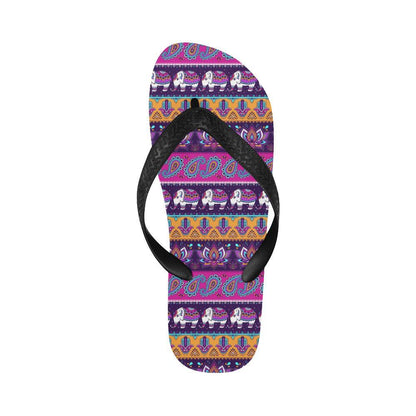 Boho Indian Style Pattern Flip Flops-JTAMIGO.COM
