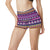 Boho Indian Style Pattern High Waisted Spandex Shorts-JTAMIGO.COM