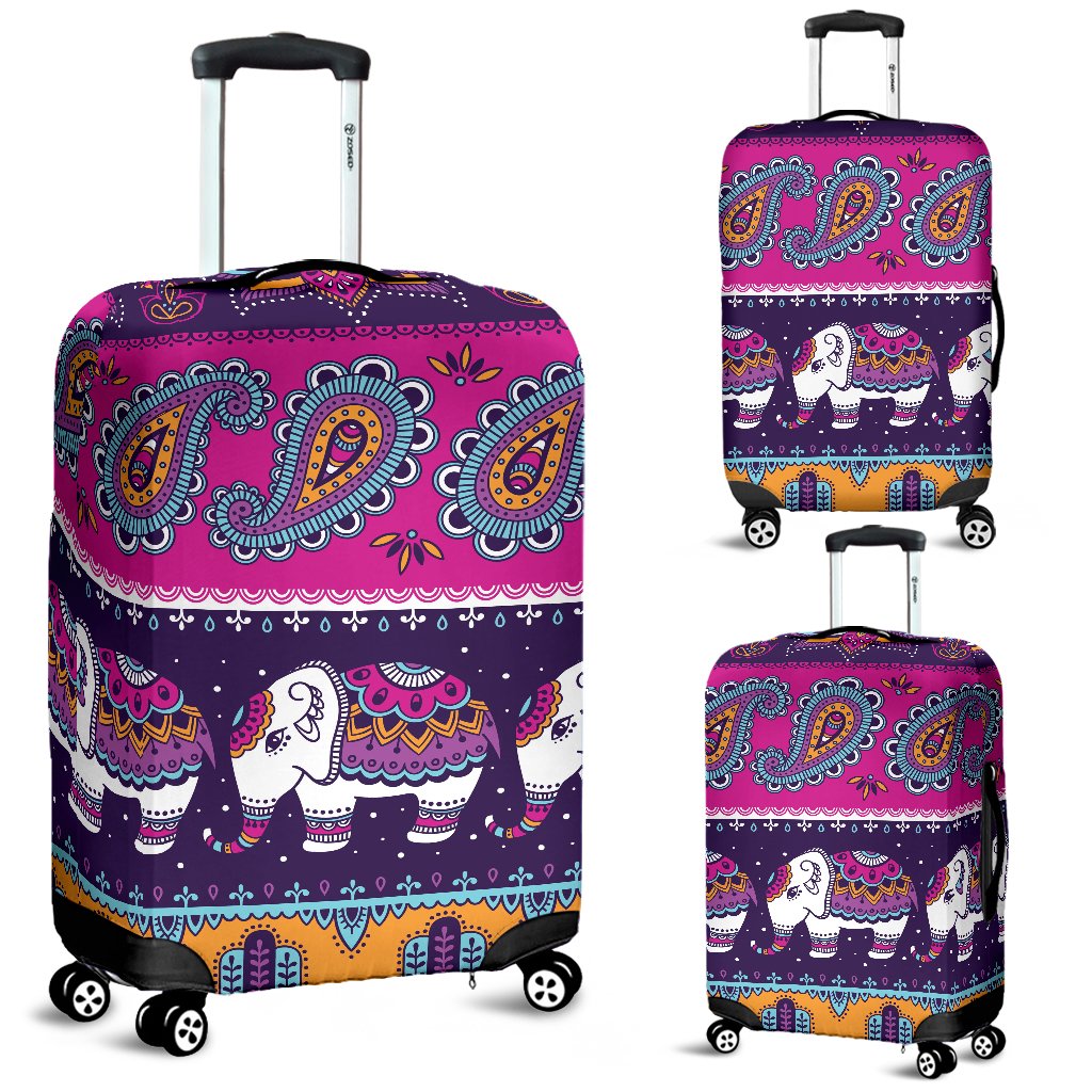 Boho Indian Style Pattern Luggage Cover Protector