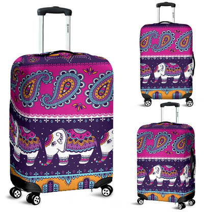 Boho Indian Style Pattern Luggage Cover Protector