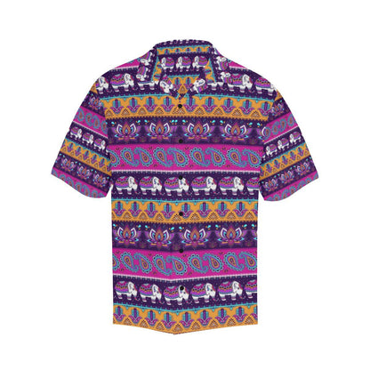 Boho Indian Style Pattern Men Aloha Hawaiian Shirt