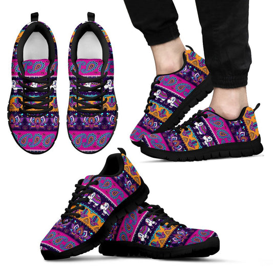 Boho Indian Style Pattern Men Sneakers Shoes