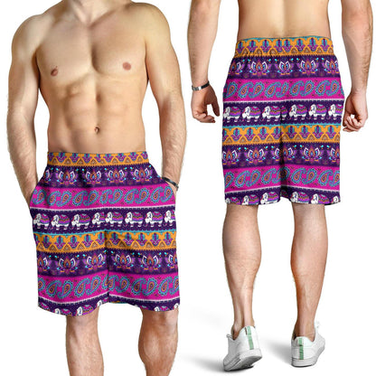 Boho Indian Style Pattern Mens Shorts-JTAMIGO.COM