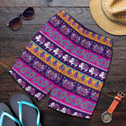 Boho Indian Style Pattern Mens Shorts-JTAMIGO.COM