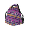 Boho Indian Style Pattern Neoprene Lunch Bag (Model 1669)(Large)-JTAMIGO.COM