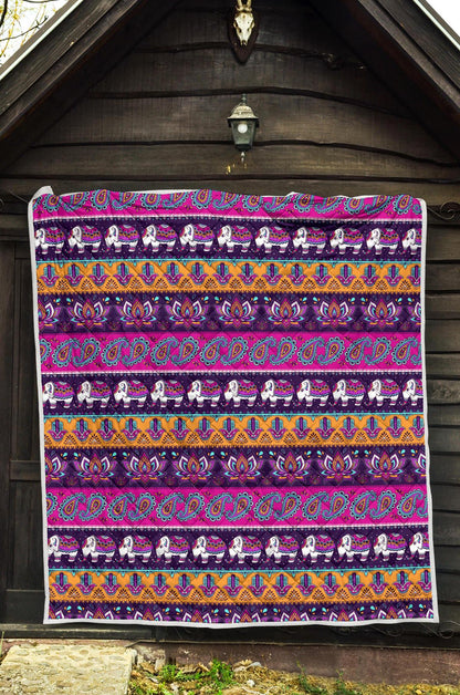 Boho Indian Style Pattern Premium Quilt-JTAMIGO.COM