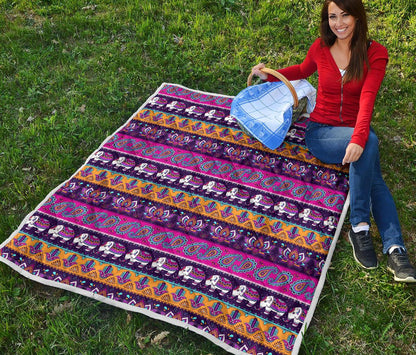 Boho Indian Style Pattern Premium Quilt-JTAMIGO.COM