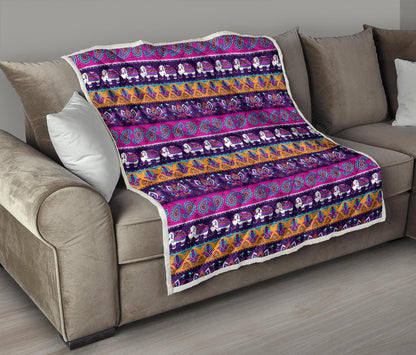 Boho Indian Style Pattern Premium Quilt-JTAMIGO.COM