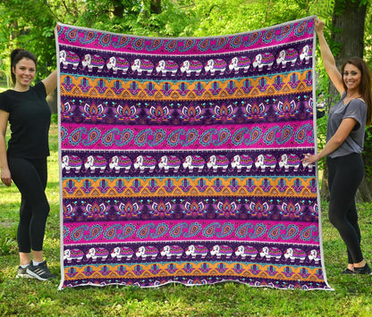 Boho Indian Style Pattern Premium Quilt-JTAMIGO.COM