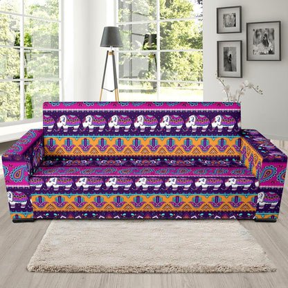 Boho Indian Style Pattern Sofa Slipcover-JTAMIGO.COM