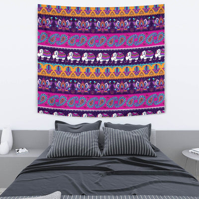 Boho Indian Style Pattern Tapestry