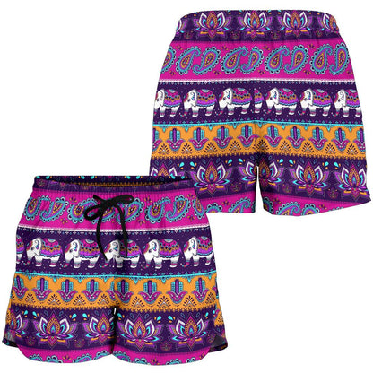 Boho Indian Style Pattern Women Shorts-JTAMIGO.COM