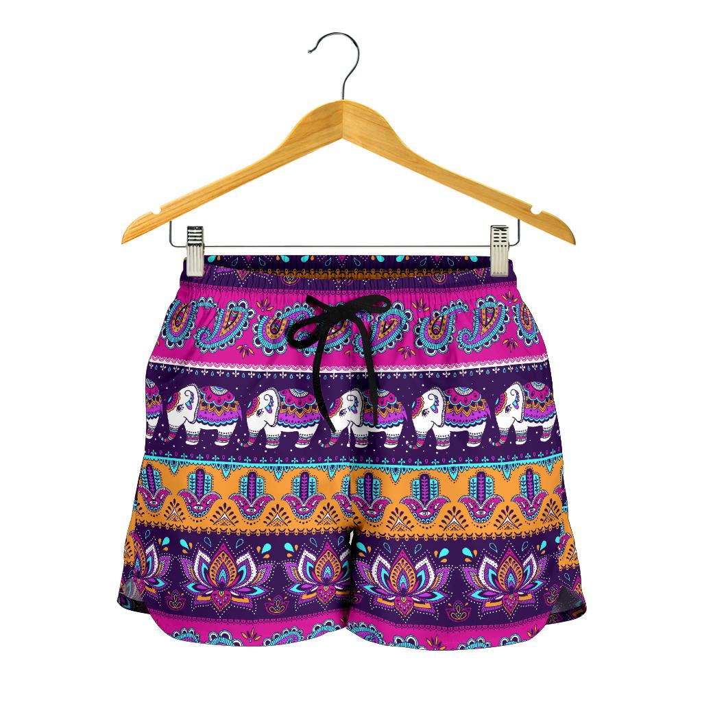 Boho Indian Style Pattern Women Shorts-JTAMIGO.COM