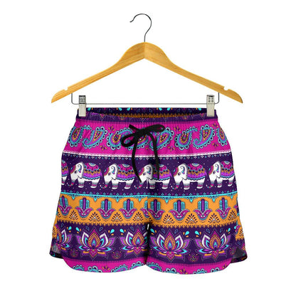 Boho Indian Style Pattern Women Shorts-JTAMIGO.COM