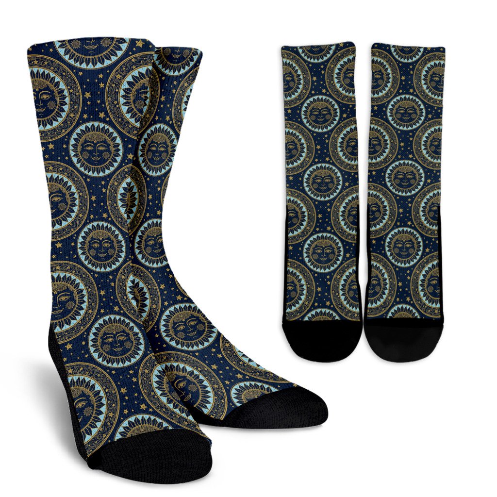 Boho Sun Dream Crew Socks