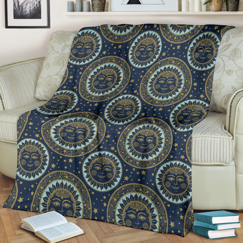 Boho Sun Dream Fleece Blanket