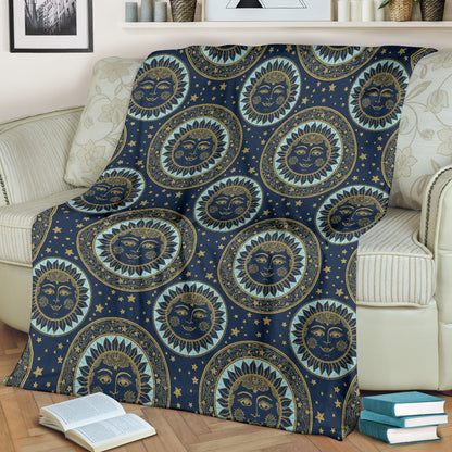 Boho Sun Dream Fleece Blanket