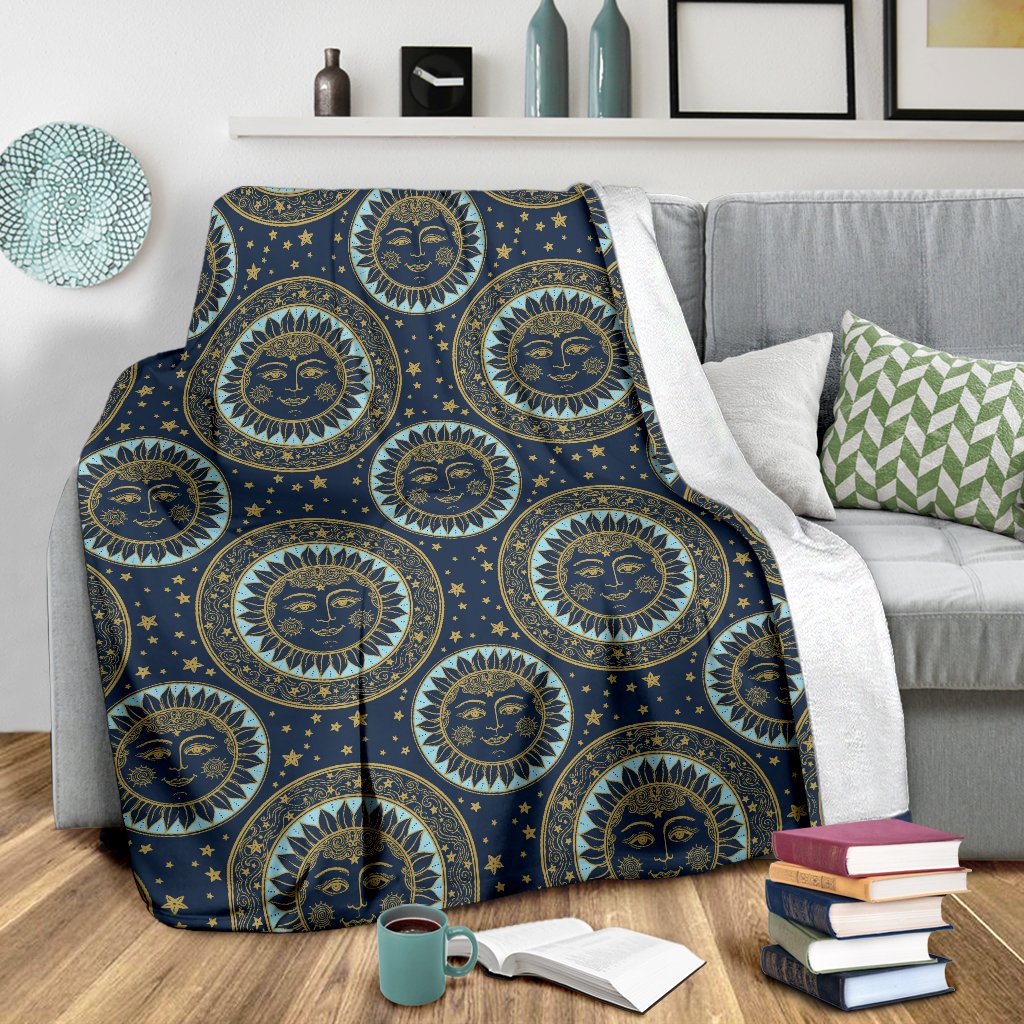 Boho Sun Dream Fleece Blanket