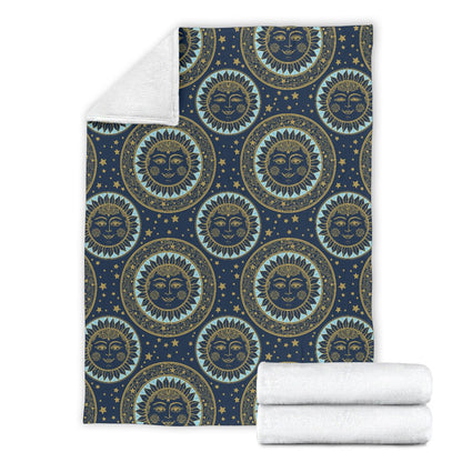 Boho Sun Dream Fleece Blanket
