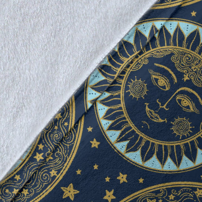 Boho Sun Dream Fleece Blanket