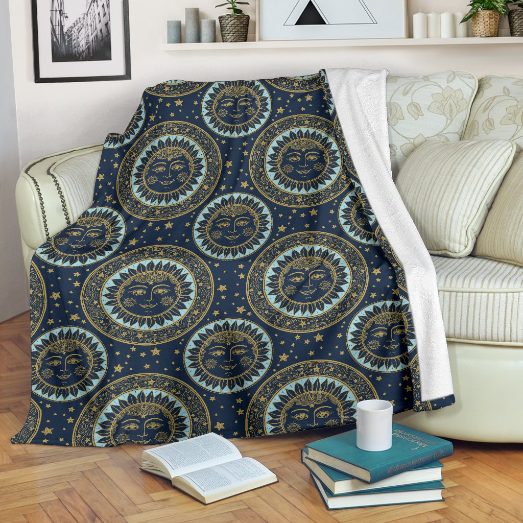 Boho Sun Dream Fleece Blanket