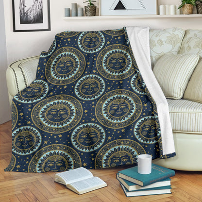 Boho Sun Dream Fleece Blanket