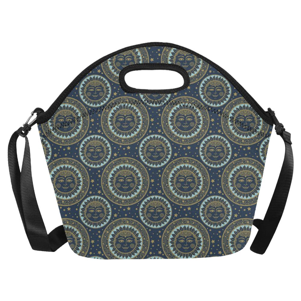 Boho Sun Dream Neoprene Lunch Bag (Model 1669)(Large)-JTAMIGO.COM