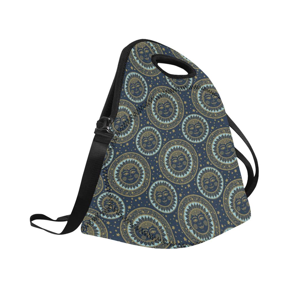 Boho Sun Dream Neoprene Lunch Bag (Model 1669)(Large)-JTAMIGO.COM