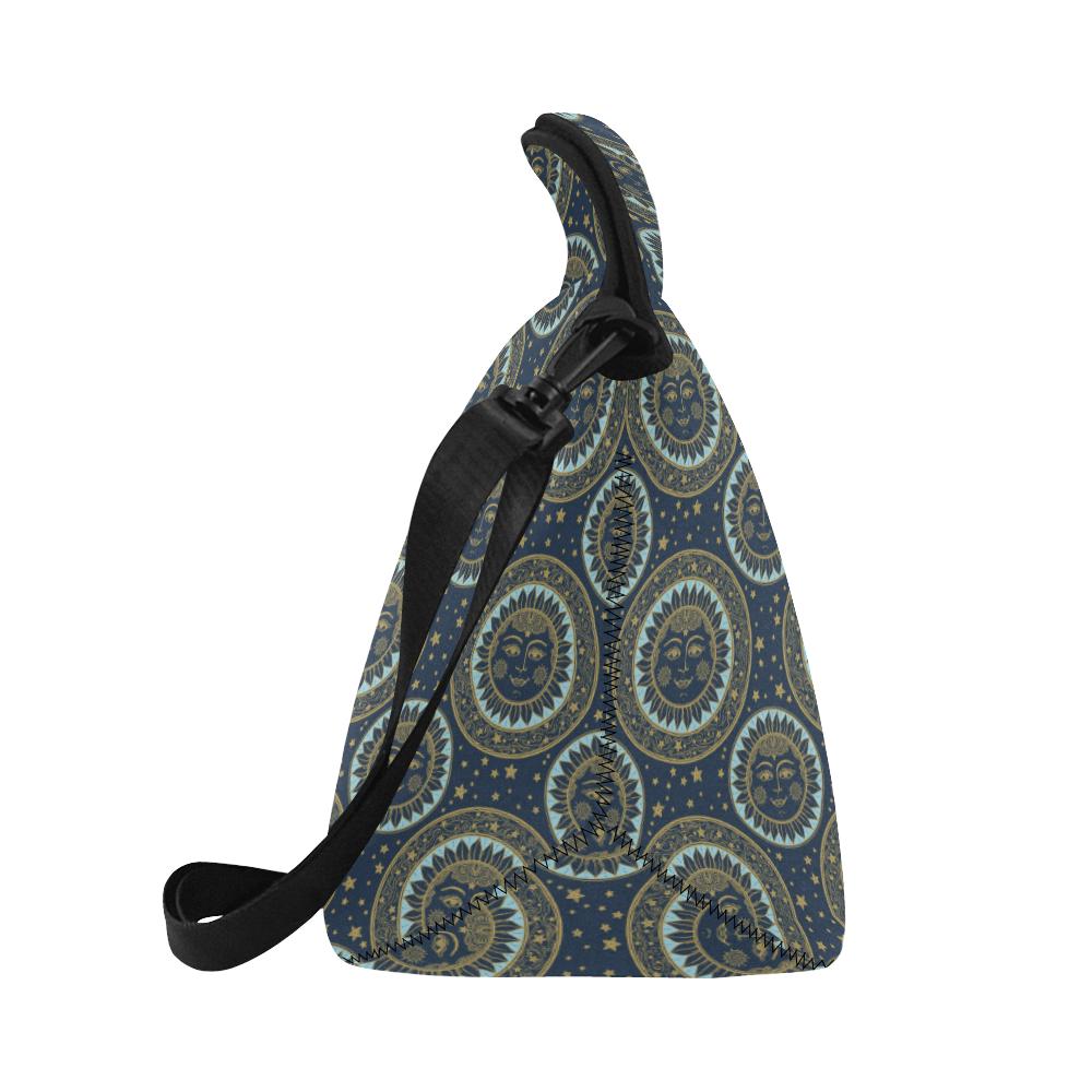 Boho Sun Dream Neoprene Lunch Bag (Model 1669)(Large)-JTAMIGO.COM