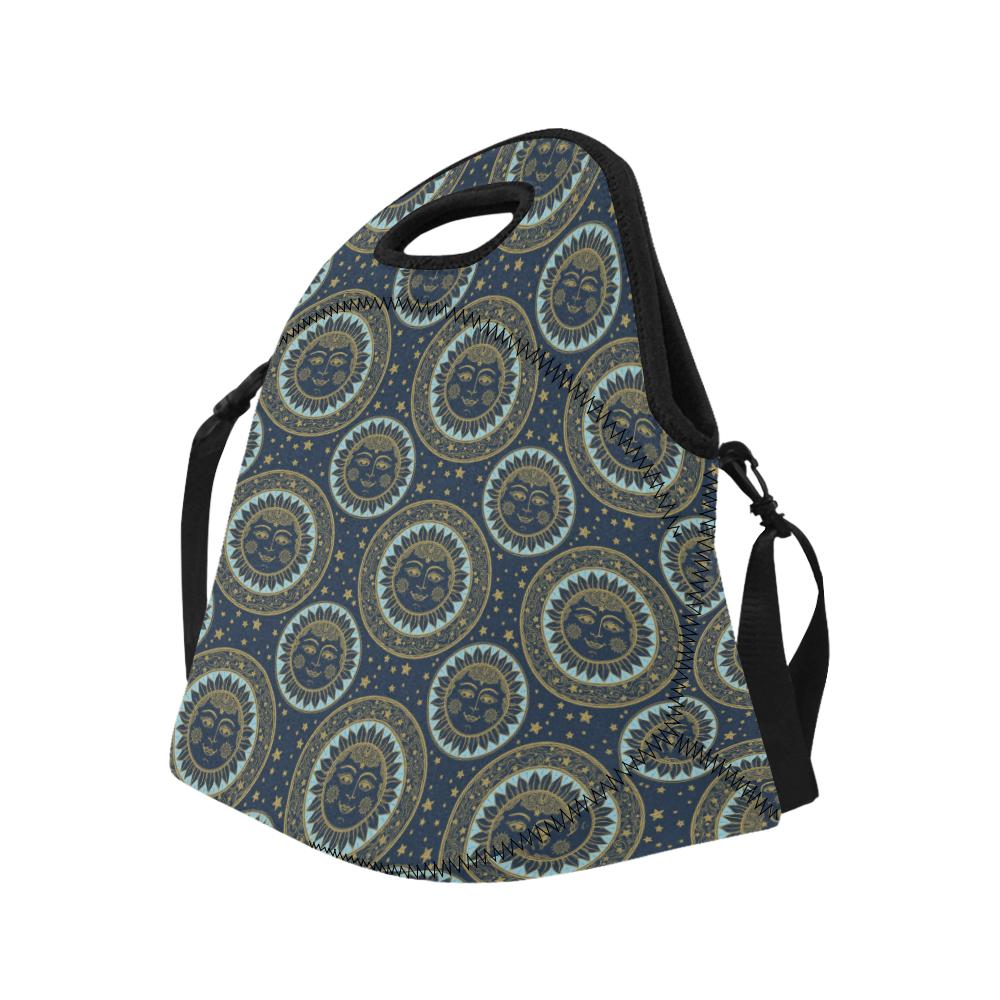 Boho Sun Dream Neoprene Lunch Bag (Model 1669)(Large)-JTAMIGO.COM
