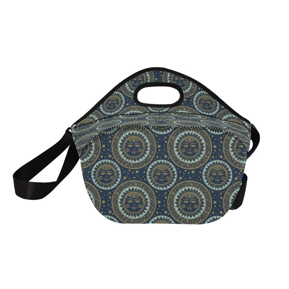 Boho Sun Dream Neoprene Lunch Bag (Model 1669)(Large)-JTAMIGO.COM