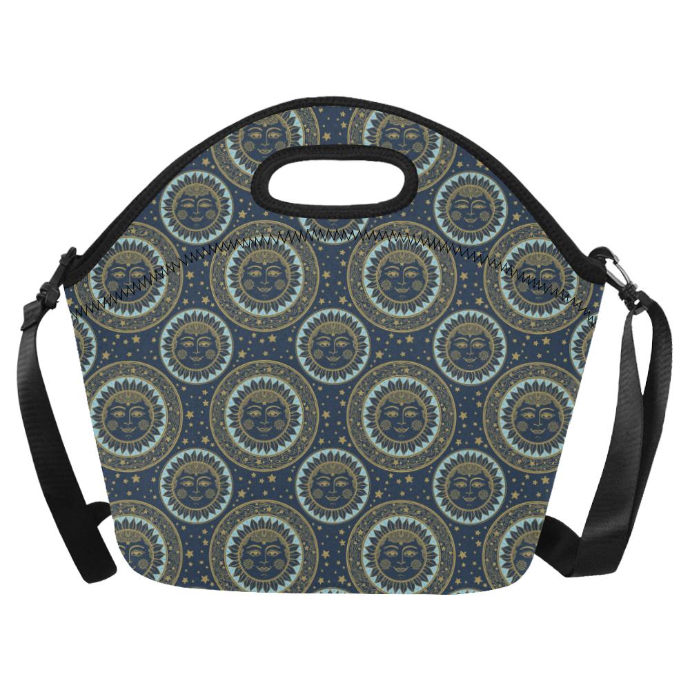 Boho Sun Dream Neoprene Lunch Bag (Model 1669)(Large)-JTAMIGO.COM